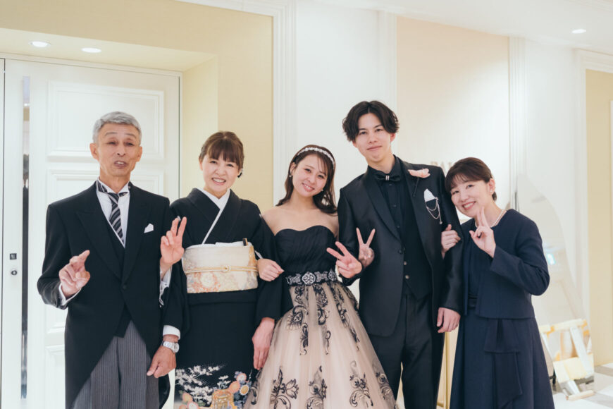 「祝福が舞い上がる、ふたりの晴れの日」の結婚式の様子｜長岡市の結婚式場リアーレ