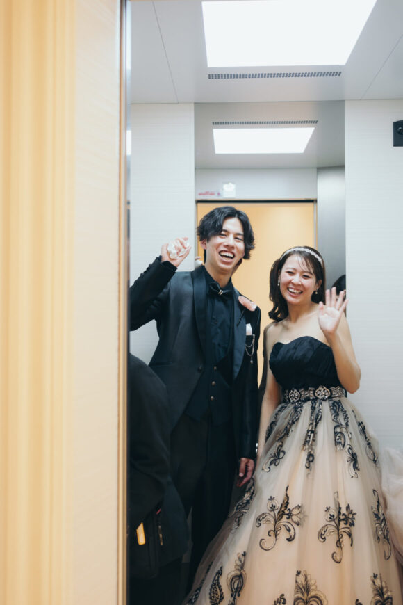 「祝福が舞い上がる、ふたりの晴れの日」の結婚式の様子｜長岡市の結婚式場リアーレ