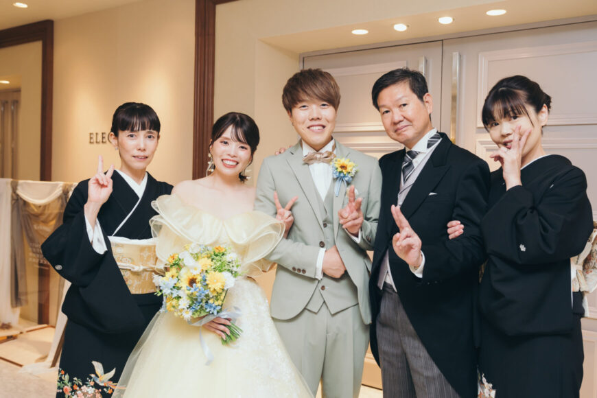 「100本のバラに込めた、一生の約束」の結婚式の様子｜長岡市の結婚式場リアーレ