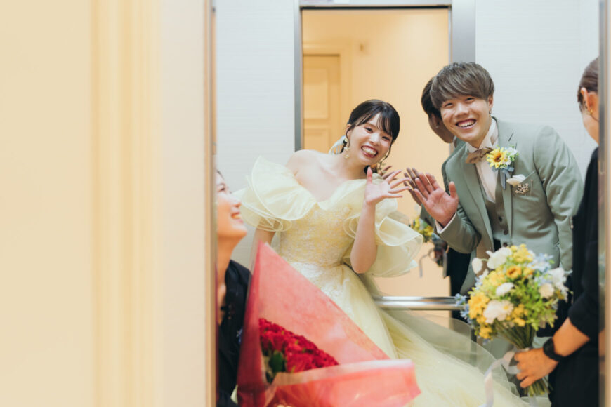「100本のバラに込めた、一生の約束」の結婚式の様子｜長岡市の結婚式場リアーレ
